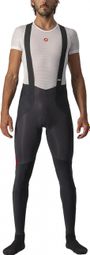 Castelli Sorpasso RoS Lange Radhose Schwarz Rot