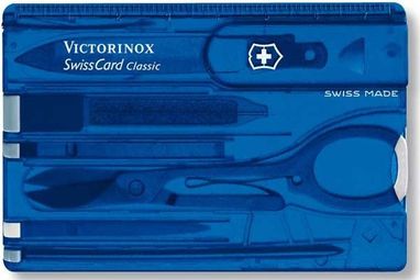 SwissCard Classic Victorinox bleue