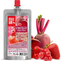 MuleBar Vegan Strawberry Gooseberry Beetroot Fruit Pulp 65 g