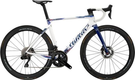 Vélo de Route Wilier Triestina Filante SLR Shimano DuraAce Di2 12V 700 mm Blanc Bleu Groupama-FDJ 2024