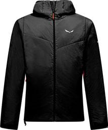 Chaqueta Salewa Puez Catinaccio 2 Tirolwool® Negra para hombre