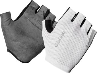 Guantes Cortos de Verano GripGrab PACR InsideGrip Blanco