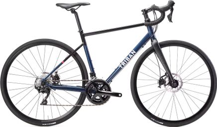 Women s Road Bike Triban RC520 Disc Shimano 105 Night Blue Alltricks