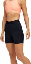 Pantaloncini Hoka Novafly 6inch Donna Nero