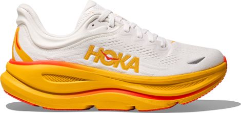 Chaussures Running Hoka Bondi 9 Blanc/Jaune Homme