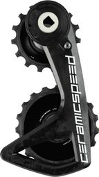 Chape de Dérailleur Ceramicspeed OSPW RS ALPHA Sram Force/Rival E1 AXS 12V Noir Team Logo