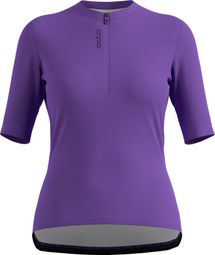 Dames Jersey met korte mouwen Odlo Essential 1/2 Zip Paars