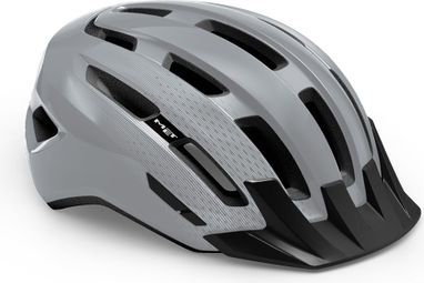 Casque Met Downtown Gris Brillant