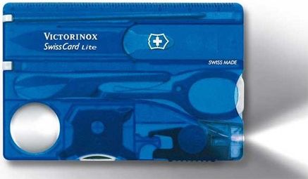 SwissCard Lite Victorinox bleue