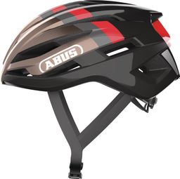 Casque Abus StormChaser Metallic Copper Beige / Rouge