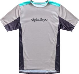 Troy Lee Designs Stage-shirt met korte mouwen, grijs/blauw