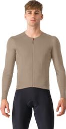 Maillot Manches Longues Castelli Fly Beige