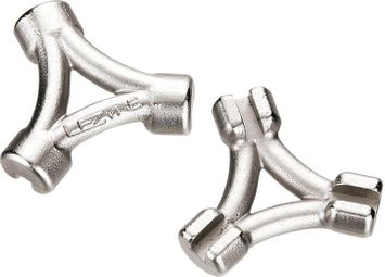 Chiave per raggi Lezyne 3,22 / 3,30 / 3,45 mm Argento