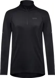 Gore Wear M Mid Zip Women's Long Sleeve Jersey Black