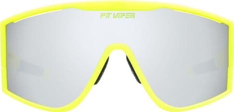 Pair of Pit Viper The Hot Dogger Try Hard Goggles Yellow/Grey