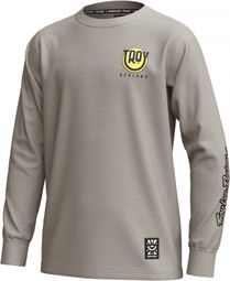 Maillot de manga larga Troy Lee Designs Skyline Ride gris para niño
