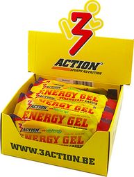 Energy Gel Fraises - Boîte 25 gels énergétiques