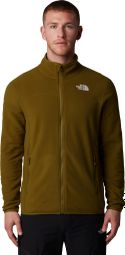 The North Face 100 Glacier Full Zip Polare Verde