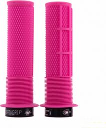 DMR DeathGrip Dünne Griffe mit Flanschen Pink