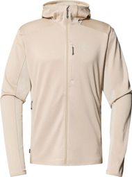 Haglöfs L.I.M Mid Fast II Hood Fleecejacke Beige Herren