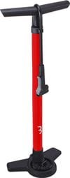 Pompa da pavimento BBB AirBoost 2.0 (max 160 psi / 11 bar) rossa