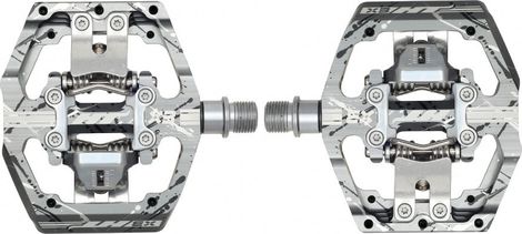 Paar HT Components X3 Camo grijze pedalen