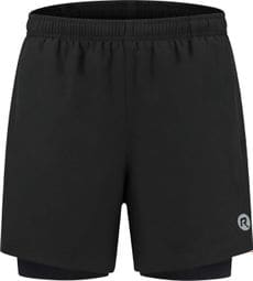 Short 2-en-1 Rogelli Essential Noir Homme