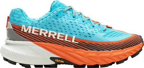 Merrell Agility Peak 5 Damen Trailrunning-Schuhe Blau/Orange