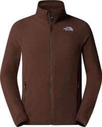 The North Face 100 Glacier Full Zip Fleecejacke Braun