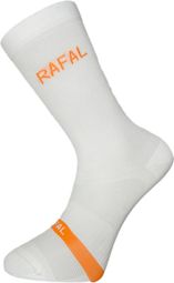 Rafal Mercoux Calcetines Unisex Blanco/Coral