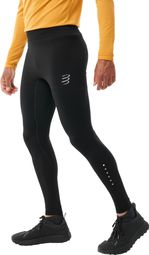 Compressport Winter Run Men's Black Long Tights