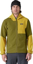 Patagonia R1 TechFace Hoody Fleecejacke Grün Herren