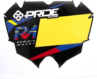 Plaque Pride Racing Mayet Replica Pro Jaune