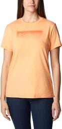 T-Shirt Columbia Sun Trek Ss Orange Femme