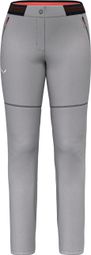 Pantalon Convertible Femme Salewa Pedroc 2 2/1 Gris