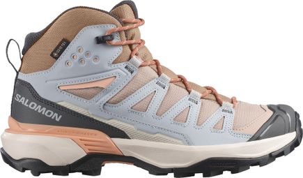 Scarpe da trekking Salomon X Ultra 360 Mid GTX blu/marrone da donna