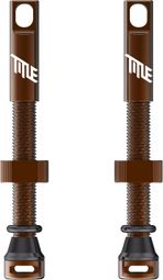 Paar tubeless ventielen Title Presta Bronze