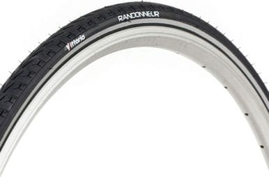 PNEU VTT URBAIN 26 X 1.75 VITTORIA RANDONNEUR NOIR TR (47-559) FLANC REFLEX