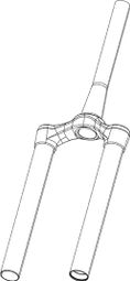 Krone oben Rockshox BoXXer 38mm OffSet 48mm Hoch