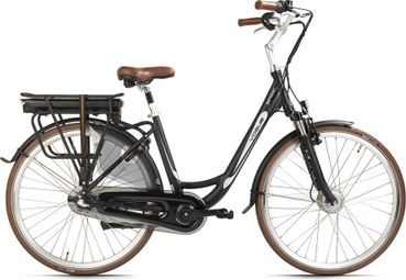 Vélo de ville électrique 28  Femme Basic 3 vitesses noir-marron Vogue