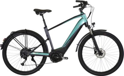 Vélo d'Exposition - Vélo de Ville Électrique Sunn Urb Sleek Woman Shimano Altus 9V 400 Wh 650b Noir / Turquoise 2023