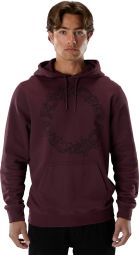 Felpa con cappuccio Fox Slowburn marrone scuro da uomo