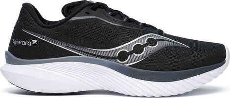 Chaussures Running Saucony Kinvara 15 Noir/Blanc Homme