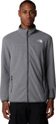 Forro polar con cremallera completa The North Face 100 Gris