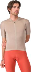 Castelli Espresso 2 beige herenshirt met korte mouwen