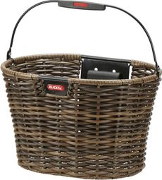 Cesta Delantera Klickfix Structura Marrón