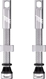 Pair of Title Presta Chrome Tubeless Valves