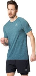 Odlo Essential Seamless Short Sleeve Shirt Blau