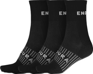 3 paar Endura Coolmax Sokken Zwart