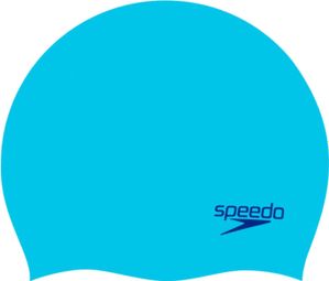 Speedo Plain Moulded Silicone Turquoise Junior Swim Cap